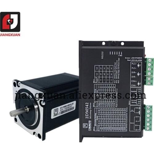 JMC CNC Single axis Kit 2DM542 Stepper Motor Driver 57J1876-447 stepper motor