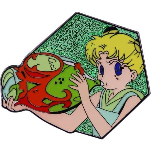 LT879 Japanese Anime Manga Figures Enamel Pins Badge Brooch Backpack Bag Collar Lapel Decoration Jewelry Gifts for Friends