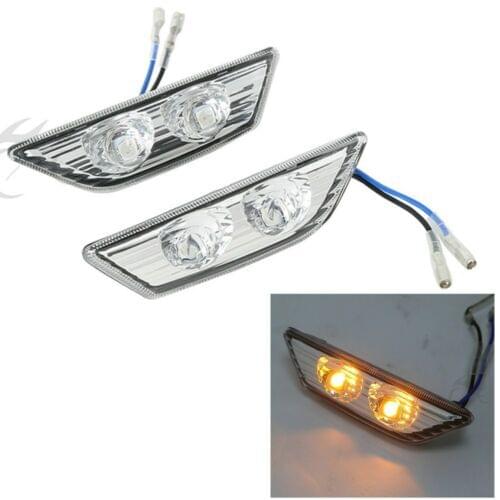 Motorcycle Rearview Mirrors Turn Signal Lights For Kawasaki Ninja ZX10R 2011-2015 2014 2013