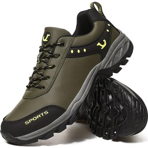 Men Winter Snow Boots Super Warm Men Hiking Boots High Quality Waterproof Leather Mens Shose Outdoor Sneakers Work Shoes 39-47