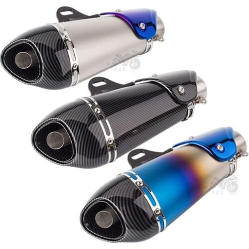Inlet to 36-51mm motorcycle exhaust pipe muffler with DB killer escape moto for GSX-S750 GSX S 750 17-19 years