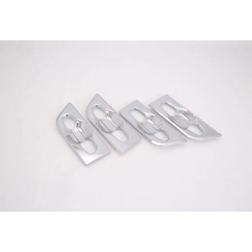 ABS Chrome Exterior Door Handle Bowl Cover Trim Door Bowl Fit For Toyota Alphard Vellfire 2015-2021 Car Styling Accessories