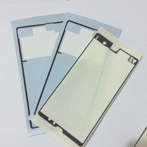 Front Housing Sticker+Battery Back Cover Sticker Adhesive Waterproof Tape For Sony Xperia Z L36H L36i C6603 Free Shipping