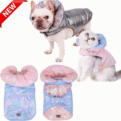 Clothes for Small Dogs Winter Windproof Dog Cat Coat Waterproof Warm Vest Jacket for Dog French Bulldog Chihuahua Abrigo Perro