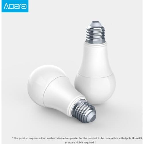 Original Aqara 9W E27 2700K-6500K 806lum Smart White Color LED Bulb Light Work With Home Kit And MIjia app