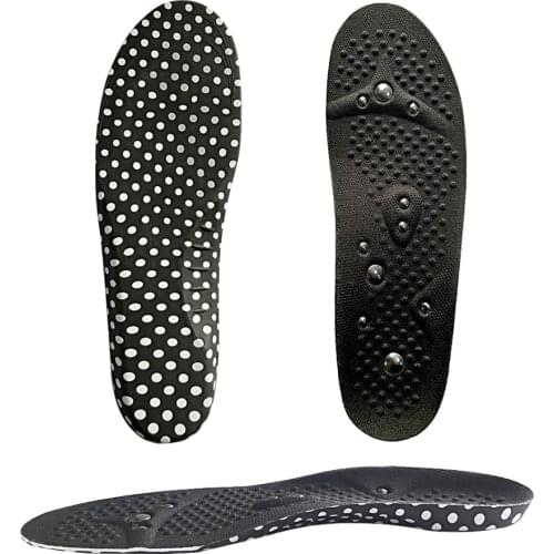 Flat Foot Arch Support Orthopedic Insoles Magnet Insoles Magnet Acupuncture Massage Sports Insoles Shoes Men Women Pad Inserts