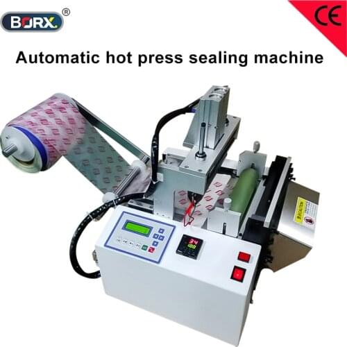 Hot press sealing cutting bag making machine