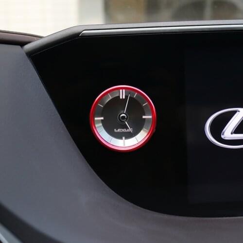 QHCP Car Engine Ignition Device Start Stop Push Button Cover Quartz Decor Ring Stickers Aluminum Alloy For Lexus ES200 260 300H