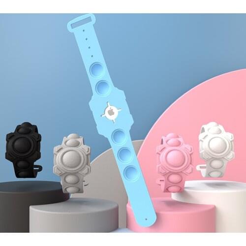 Silicone Protective Sleeve For Airtags Tracker Anti-lost Back Adhesive Mount Soft Protector Durable Cover For Airtags Locator