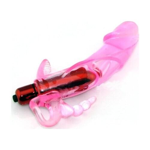 Silicone Jelly Dildo Vibrator Penis Dildos with Bullet,Anal G-Spot Stimulator,Clitoris Massager Sex Toys 100pcs