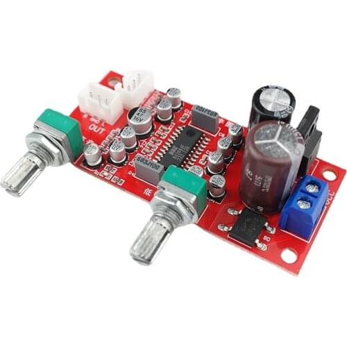 SOTAMIA BA3884 Tone Preamp Amplifier Board BBE Sound Eeffect Exciter Improve Treble Bass Volume Control Preamplifier