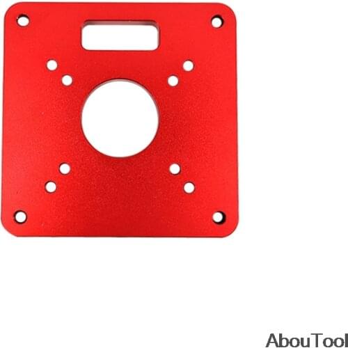Router Tisch Insert Platte Universal RT0700C Aluminum Router Table Insert Plate Trimming Machine flip board for Woodworking DIY