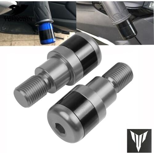 Universal Motorcycle Accessories Motorbike Handlebar Grips Ends CNC Aluminum Moto Hand Bar Ends FOR YAMAHA MT MT-01 07 09 10 125