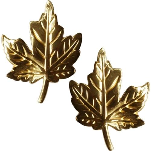 Maple Leaf Pull Handle Creative Cabinet Door Knobs Dresser Drawers Wardrobe Door Knobs Pull Furniture Hardware
