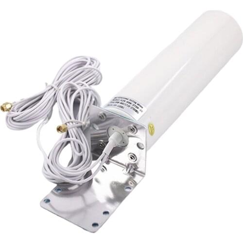 WiFi Antenna 4G LTE Antena SMA 12DBi Omni Antenne Male 5M Dual Cable 2.4GHz for B315 E8372 E3372 ZTE Routers SMA Male