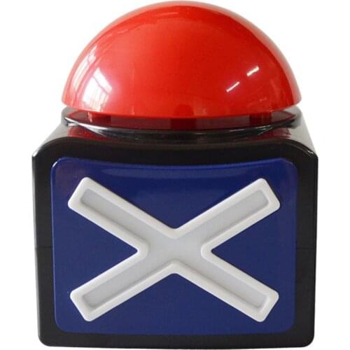 Game Answer Buzzers Alarm Buttons with Sound Light Funny Party Quiz Contest Answer Button Props Game Show Buzzers for Adults