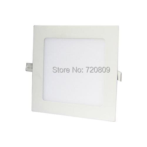 10pcs/lot Free Shipping 12W Square LED Panel Light Ceiling Fixture Light Pure/Warm white AC110-240v