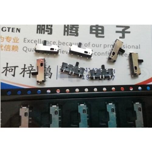 10PCS/lot Original Taiwan Majestic Pull switch SMD 8-pin notebook self-reset slide switch Left handle