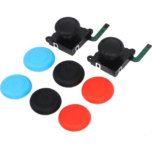 2-Pack 3D Joycon Joystick Replacement,ABLEWE Analog Thumb Stick Joy Con Repair Kit for Nintendo Switch, Include Tri-Wing, Cross