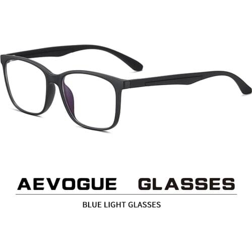 AEVOGUE Mens Anti-Blu-ray Glasses Womens Glasses Computer Glasses Prescription Glasses AE0926