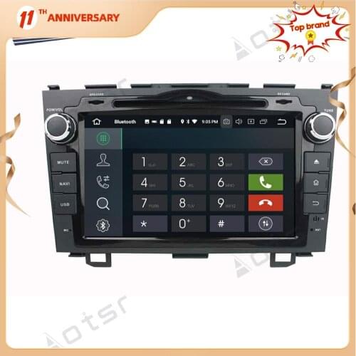 Car Radio Player Android 10 4G+64GB GPS Navigation PX6 HD Multimedia For Honda CRV CR-V 2006-2011 Stereo DVD Player DSP Carplay