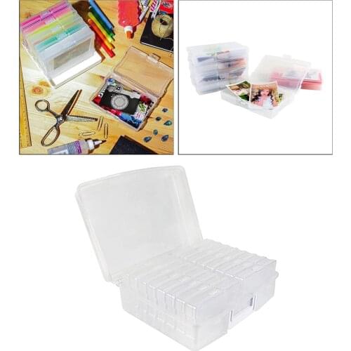 Photo Case Photos Storage Box Sew Tools Home Space Saver Keeper Carrier