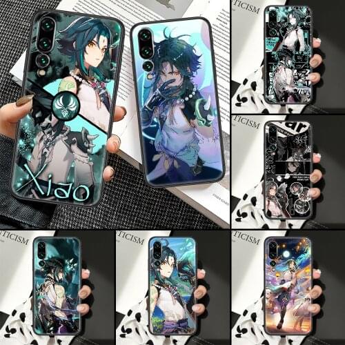 Game COOL Genshin Impact XIAO Phone Case For Huawei P Mate P10 P20 P30 P40 10 20 Smart Z Pro Lite black fashion coque tpu