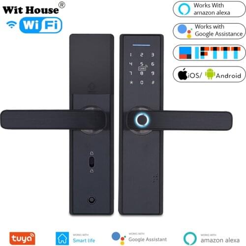 Tuya Smart Door Lock WIFI smart lock Fingerprint door lock ,Password ,IC card Door Lock,APP Remotely Fechadura Digital door lock