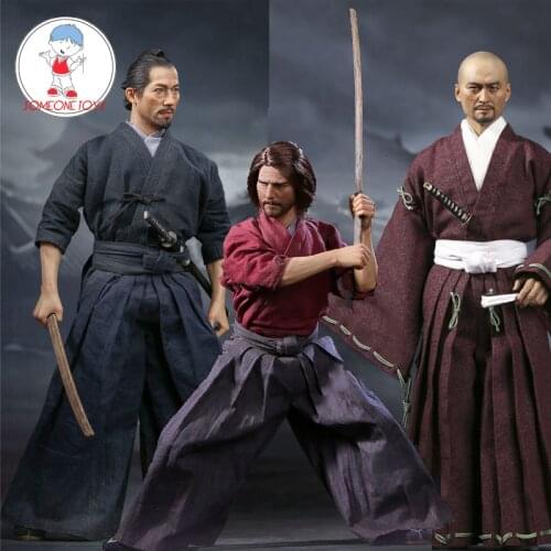 1/6th Japan Devoted Samurai Trainee /Benevolent Samurai Robes version/ Brave samurai-UJIO Kendo version 12" male soldier gifts