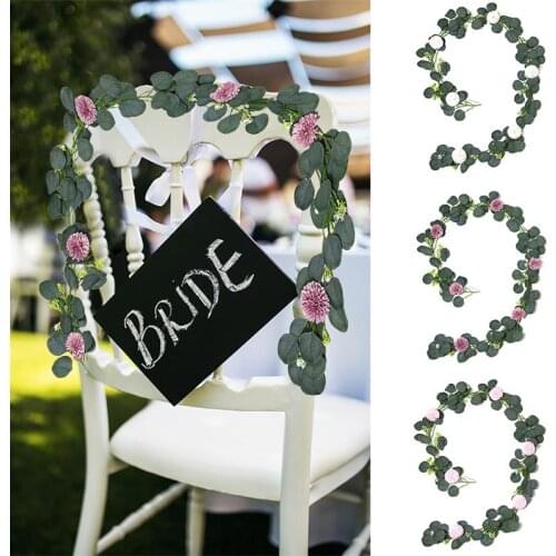 Artificial Garland Lifelike Dandelion Leaves Garland Faux Garland for Wedding