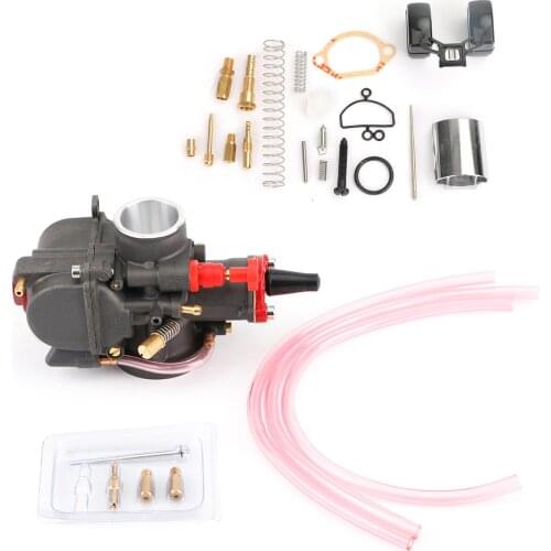 Artudatech 28mm Flat Slide Carburetor+Repair Tool for PWK Scooter ATV 2 Stroke 80-350cc for Koso