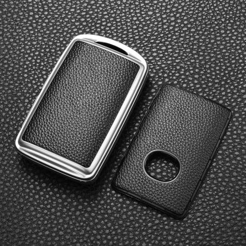 Leather TPU All-Inclusive Car Remote Key Cover Case Fob For Mazda 3 Alexa CX-30 CX30 CX5 CX 5 CX-5 CX8 CX4 2019 2020 Accessories