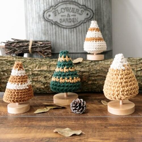 Nordic Style Creative Cute Ornaments Wool Hand-knitted Crafts Office Home Decorations TV Cabinet Small Ornaments Holiday Gift