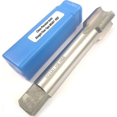 HSS Metric Screw plug thread tap M24 M24X3 M24X2.5 M24X2 Machine Fine Thread taps M24X1.75 M24X1.5 M24X1.25 M24X1 M24X0.5