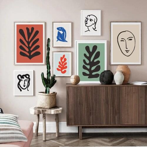 Henri Matisse Fashion Retro Posters And Prints Abstract Portrait Wall Art Canvas Painting Pictures For Living Room Home Decor