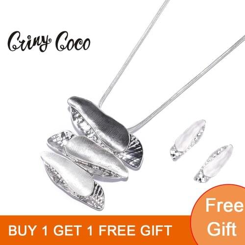 Cring Coco Classic Geometric Pendants Necklaes for Women Fashion Big Alloy Chains Chokers Wedding Party Jewelry Necklace 2020