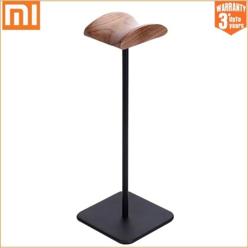 Xiaomi Black Walnut/Beech & Aluminum Headphone Stand Natural Wood Headset Holder for AirPods Max/Beats/Bose/Sennheiser/Sony/AKG