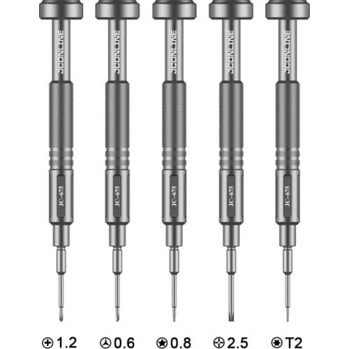 Precision Screwdriver 0.8 Pentalobe 0.6 Y-Type 1.2 Cross 2.5 Hex for iPhone Disassemble Opening Repair Steel Magnetic Tool Set