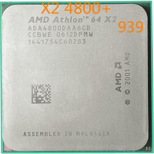AMD Athlon X2 4800+ 2,4 GHz Dual-Core CPU procesador X2 4800 + ADA4800DAA6CD hembra 939PIN