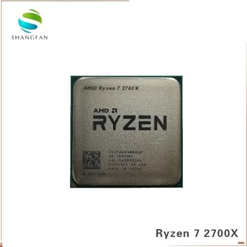 AMD Ryzen 7 2700X R7 2700X 3.7 GHz Eight-Core Sinteen-Thread 16M 105W CPU Processor YD270XBGM88AF Socket AM4