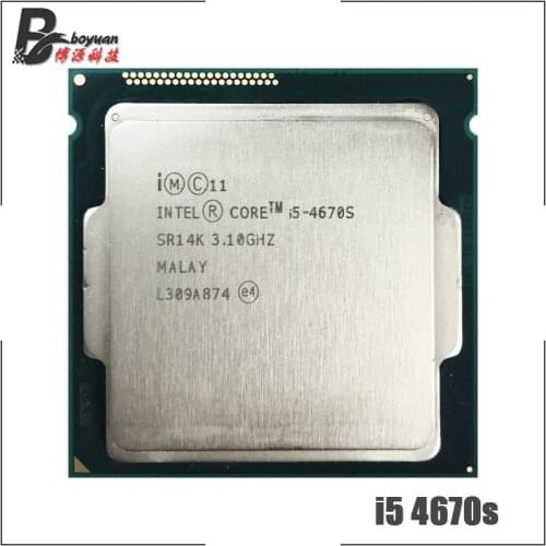 Intel Core i5-4670S i5 4670s 3.1 GHz Quad-Core Quad-Thread CPU Processor 6M 65W LGA 1150