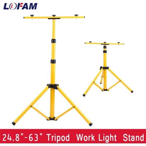 Lofam Adjustable Tripod Stand T Bar for LED Flood Light Camp Site Work Lighting