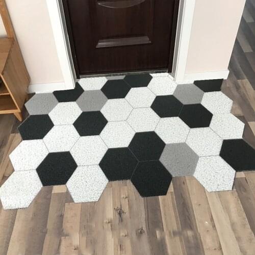 Extra Durable Door Mat Outdoors PVC Diamond Rugs Mat Absorbent Doormat Outdoor Front Lagre Rugs Carpet Entrance Door Mat Outdoor