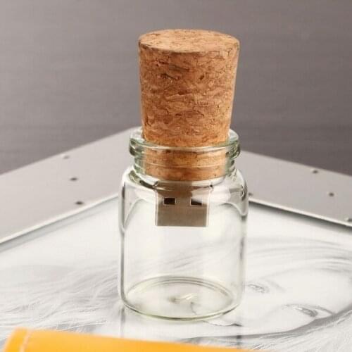 Usb Flash Drive 64GB 128GB Hot-Selling Wishing Bottle Drift Bottle Pendrive USB 2.0 Pen Drive 512gb 1tb 2tb Flash Memory Stick