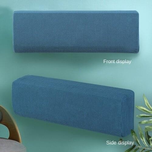 Knitted Stretch Polar Fleece Hanging Machine Cover Household Indoor Hotel Dustproof Solid Color Hanging Air Conditioner Cover