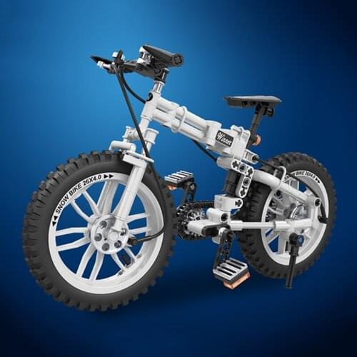 High-tech Folding Bicycle Building Assembly Blocks, Early Education Construction Kit Toy for Age 7+ Kids 69HE