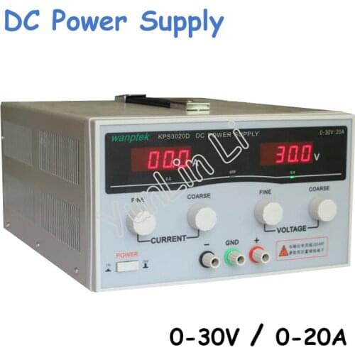 High Precision Adjustable Digital DC Power Supply 30V/20A for Scientific Research Laboratory Switch DC Power Supply