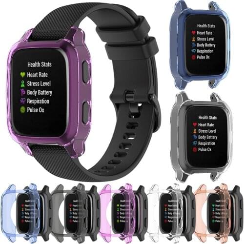 Protector Case Cover For Garmin Venu SQ Protective Shell Anti-scratch Shockproof Frame Bumper For Venu SQ Smartwatch Accessories
