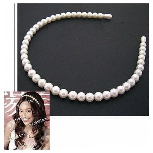Fashion Simulated Pearl Head Jewelry Hairbands Barrette Head band Wedding Hairwear for Women Hair Accessories 2021