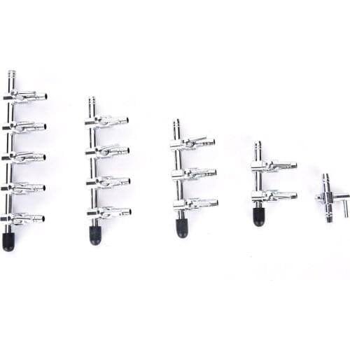 1 PCS 1 Way-5 Way Aquarium Fish Thread Air Tube Line Connector Pump Flow Lever Control Valve Tap Float Valve for Water Tank
